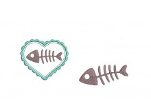 Stickdatei - Fischgräte